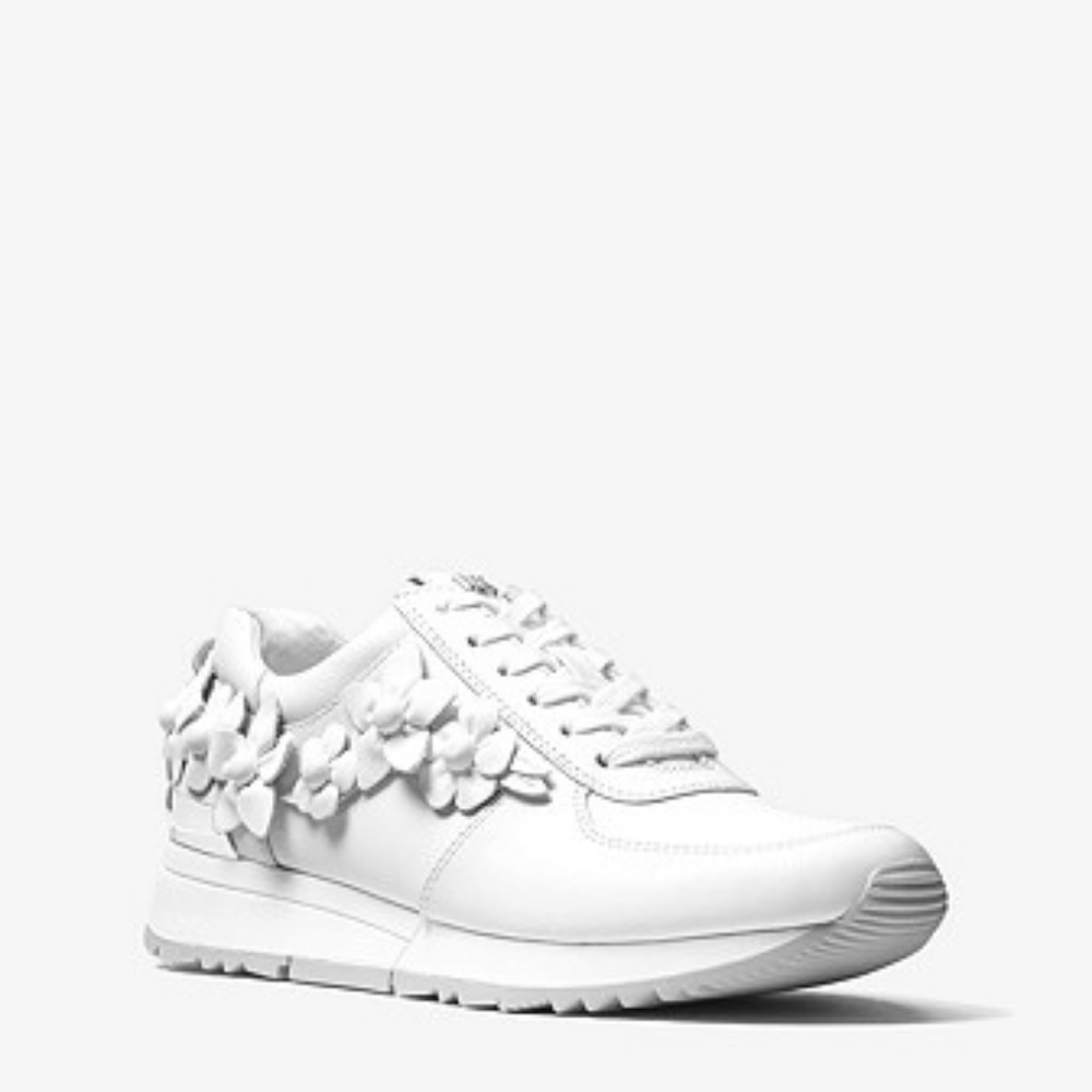 Michael Kors Leather Flower Sneaker